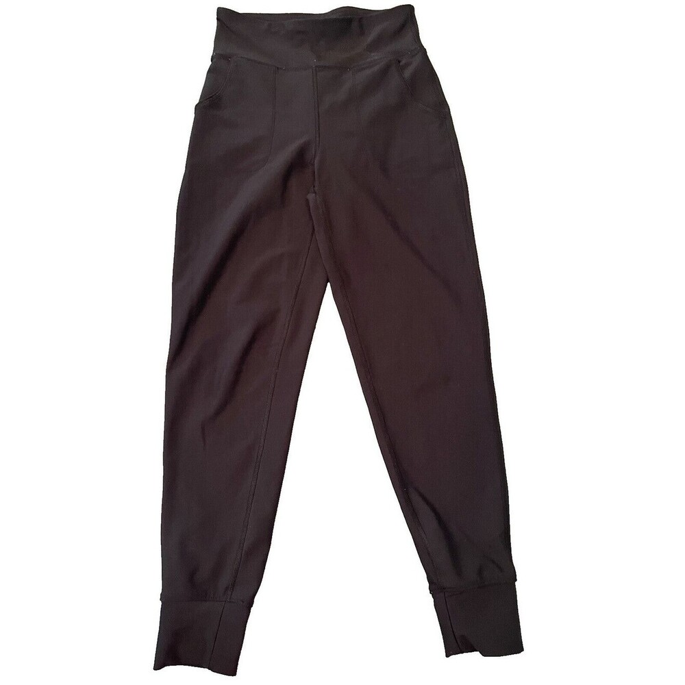 Old Navy Sweatpants size 10/12 Black Stretch Fleece Joggers Elastic Waist
